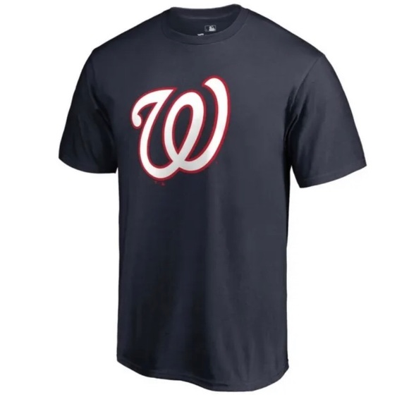 Majestic Washington Nationals Primary Logo T-Shirt - Picture 2 of 2